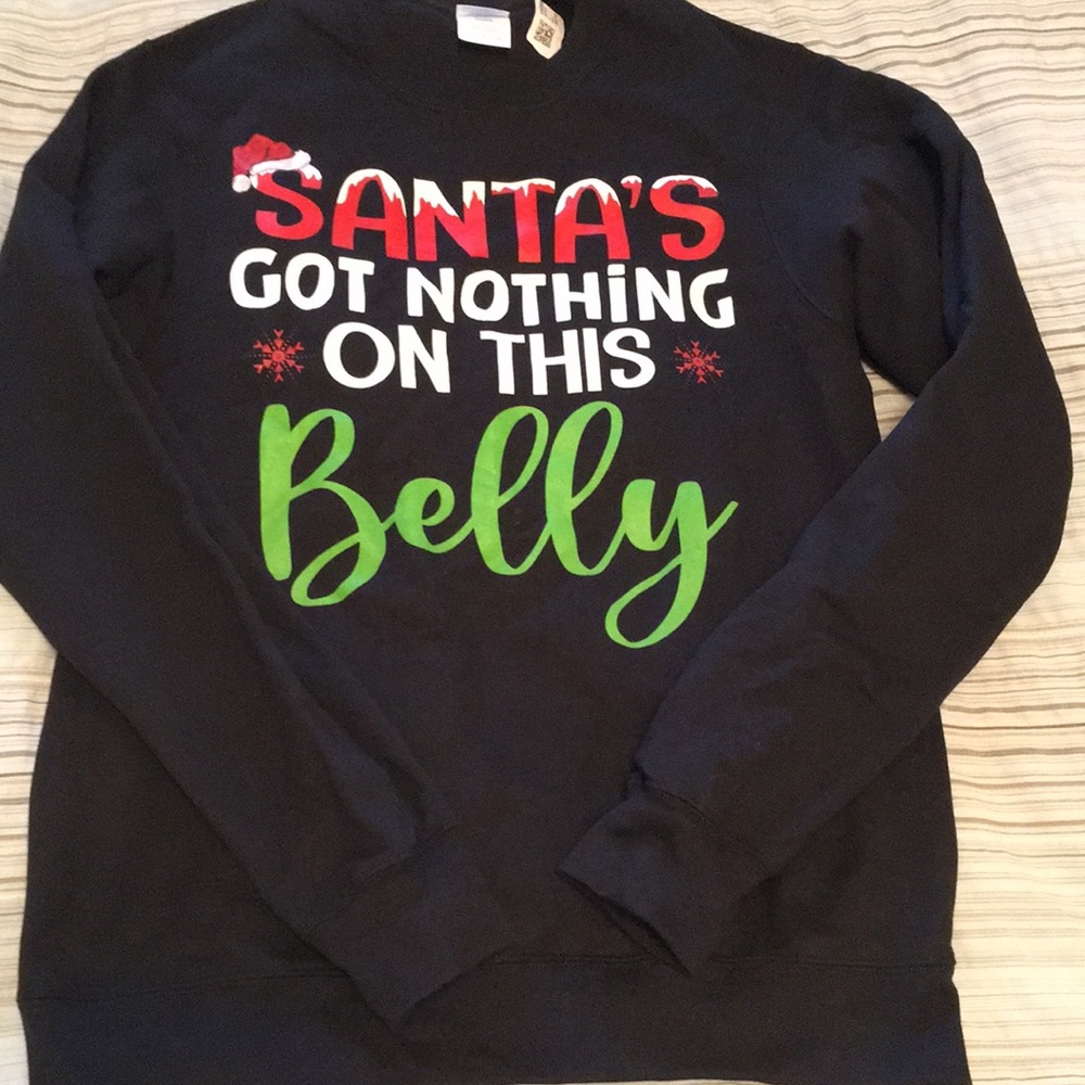 Christmas maternity sweater